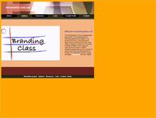 Tablet Screenshot of brandingclass.com